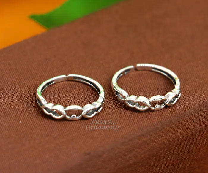 TRIBAL ORNAMENTS Rings Unique design handcrafted 925 solid sterling silver toe ring best brides personalized jewelry wedding ethnic jewelry ytr21
