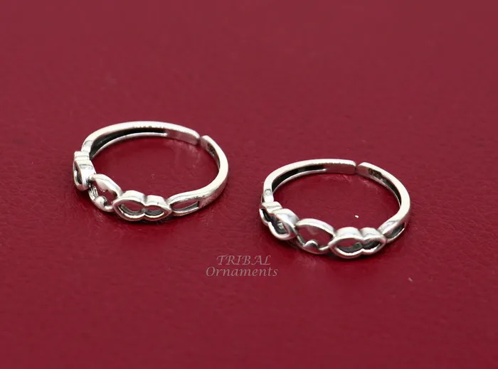 TRIBAL ORNAMENTS Rings Unique design handcrafted 925 solid sterling silver toe ring best brides personalized jewelry wedding ethnic jewelry ytr21