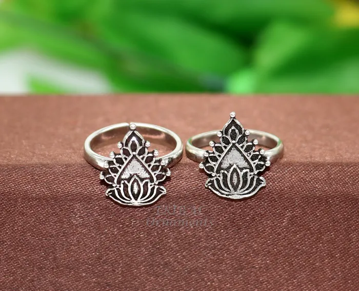 TRIBALORNAMENT Rings 925 sterling silver gorgeous vintage design handmade toe ring toe band stylish womens brides jewelry india traditional jewelry ytr54
