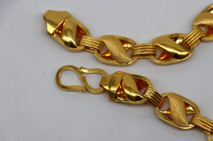 TribalOrnaments Necklaces 22k yellow gold handmade fabulous Lotus chain necklace excellent gold mens boys chain certified unique handmade gifting jewelry ch566 TribalOrnaments Necklaces 22k yellow gold handmade fabulous Lotus chain necklace excellent gold mens boys chain certified unique handmade gifting jewelry ch566