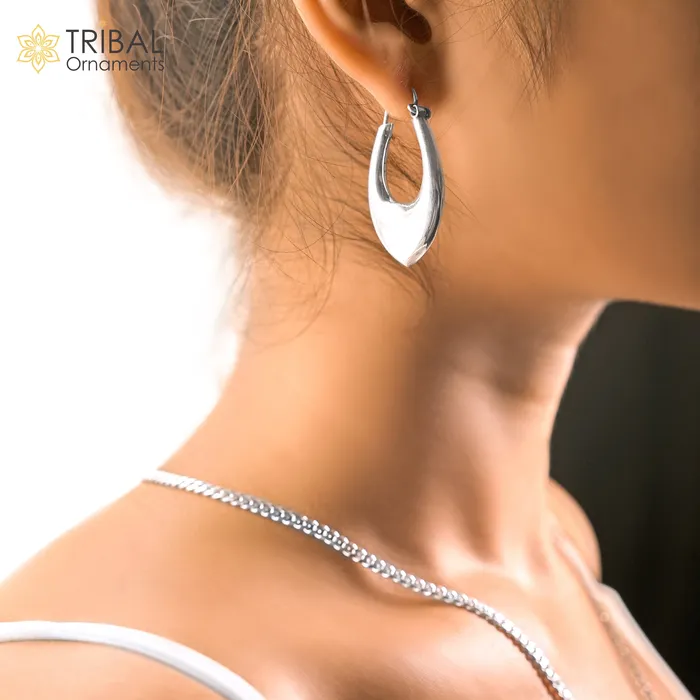 Vintage Design 925 sterling silver fabulous hoops earring tribal kundal earring from Rajasthan India best gifting unisex jewelry s1127 TRIBAL ORNAMENTS Earrings Vintage Design 925 sterling silver fabulous hoops earring tribal kundal earring from Rajasthan India best gifting unisex jewelry s1127 TRIBAL ORNAMENTS Earrings