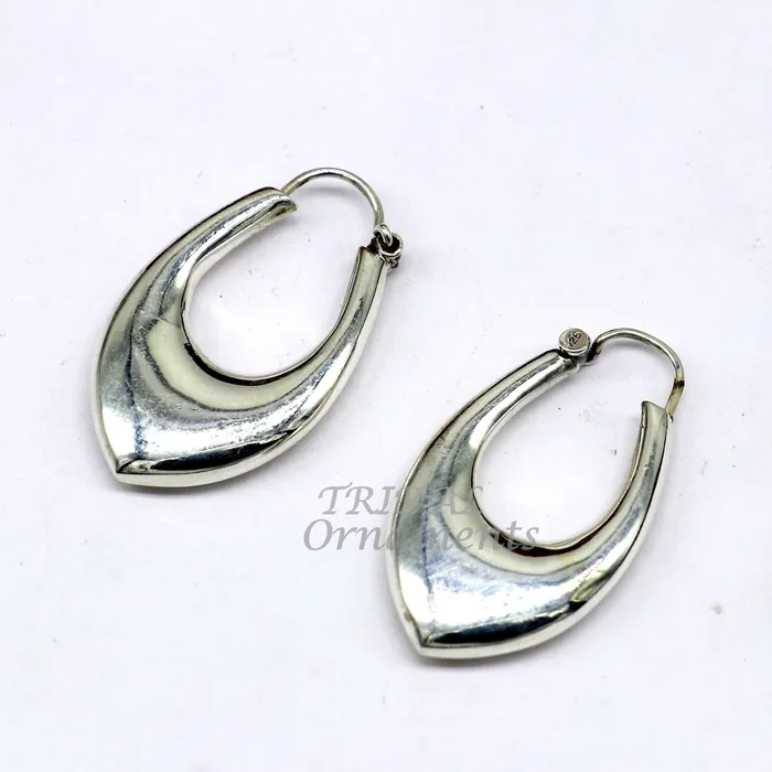 Vintage Design 925 sterling silver fabulous hoops earring tribal kundal earring from Rajasthan India best gifting unisex jewelry s1127 TRIBAL ORNAMENTS Earrings Vintage Design 925 sterling silver fabulous hoops earring tribal kundal earring from Rajasthan India best gifting unisex jewelry s1127 TRIBAL ORNAMENTS Earrings