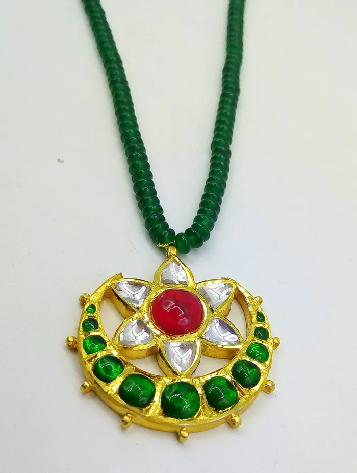 Vintage handmade 22kt yellow gold gorgeous kundan jadau pendant with fabulous color stone indian wedding pendant womens jewelry TRIBAL ORNAMENTS Necklaces Vintage handmade 22kt yellow gold gorgeous kundan jadau pendant with fabulous color stone indian wedding pendant womens jewelry TRIBAL ORNAMENTS Necklaces