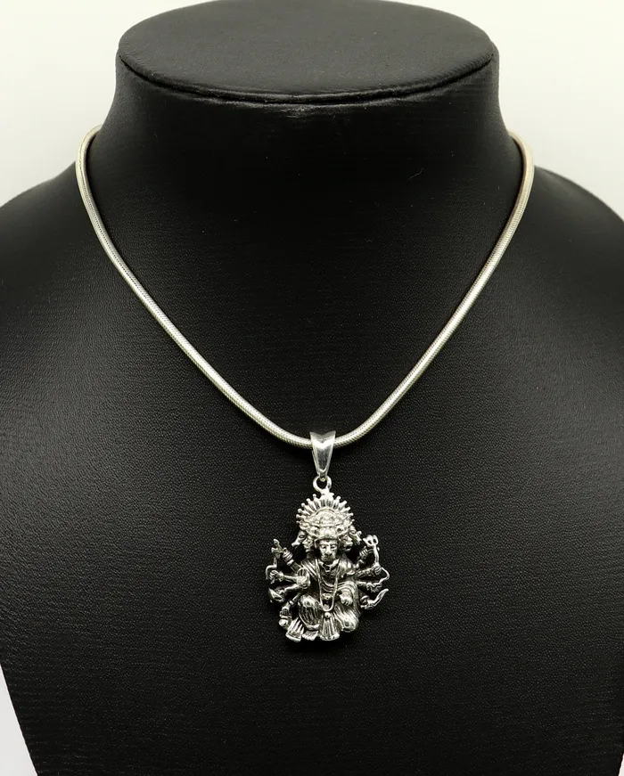 Vintage trendy 925 sterling silver handmade Panch mukhi hanuman pendant amazing stylish unisex pendant locket personalized jewelry ssp438 TRIBAL ORNAMENTS Necklaces