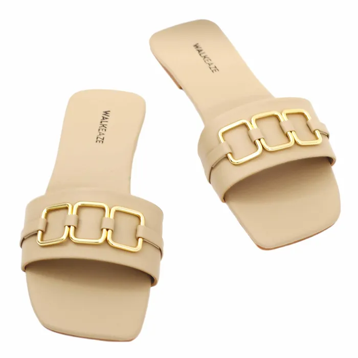 Walkeaze Earrings Women Formal Slippers 39596S
