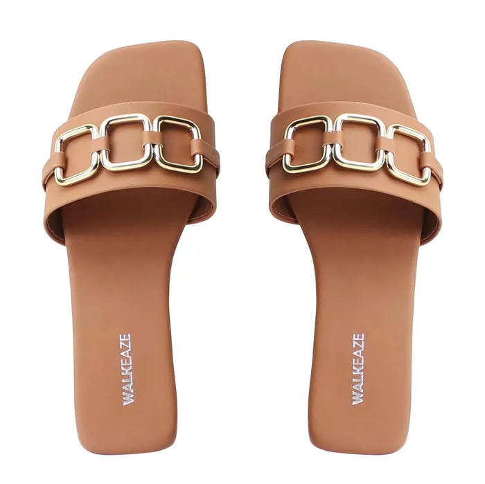 Walkeaze Earrings Women Formal Slippers 39596S