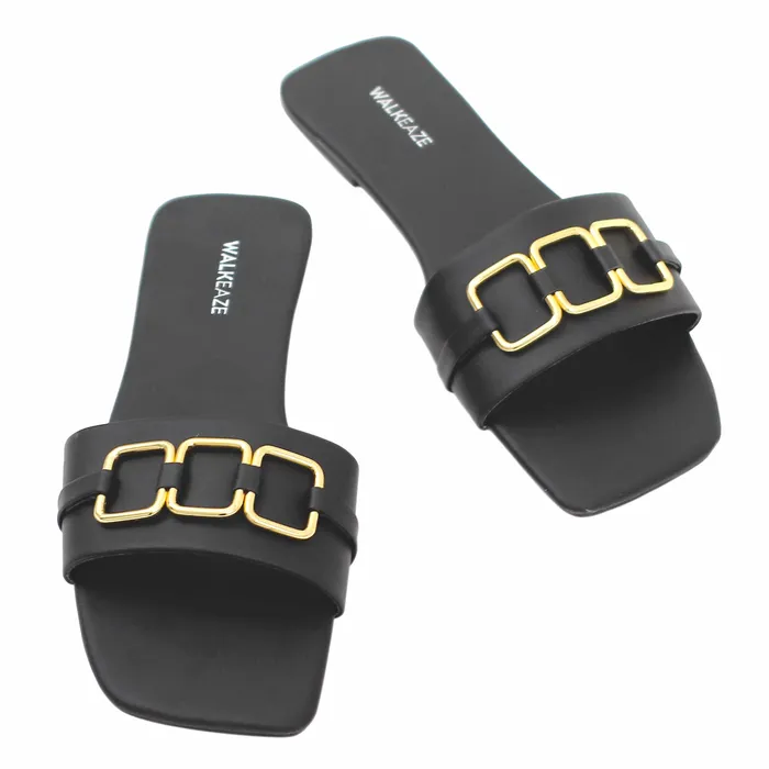 Walkeaze Earrings Women Formal Slippers 39596S