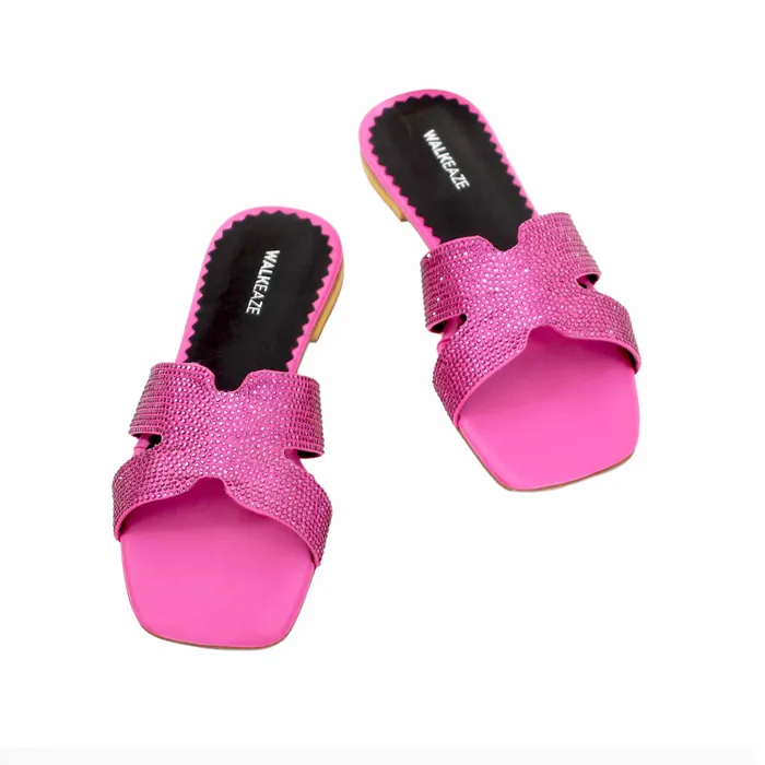 Walkeaze Earrings Women Formal Slippers 40049S