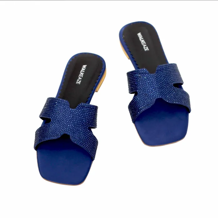 Walkeaze Earrings Women Formal Slippers 40049S