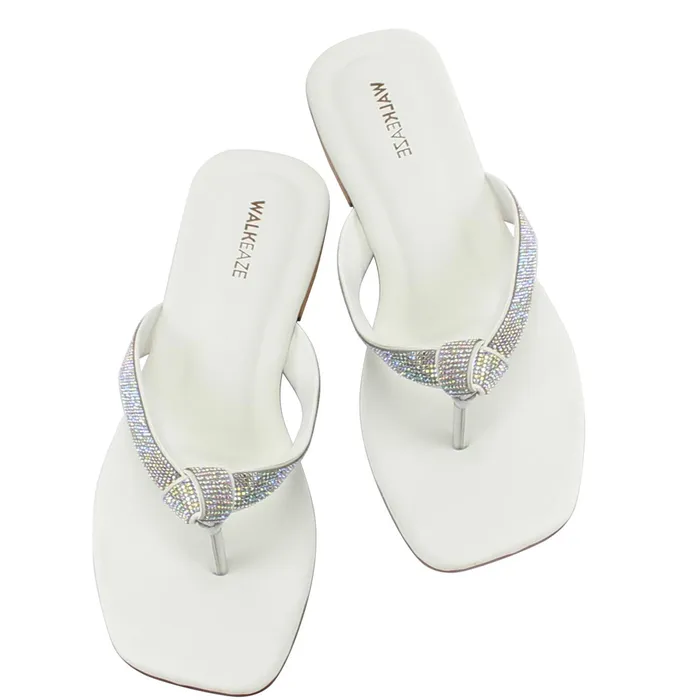 Walkeaze Earrings Women Formal Slippers 40071S Walkeaze Earrings Women Formal Slippers 40071S