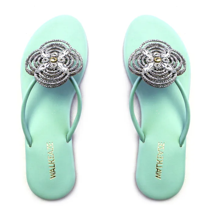 Walkeaze Earrings Women Slippers 39031S Walkeaze Earrings Women Slippers 39031S