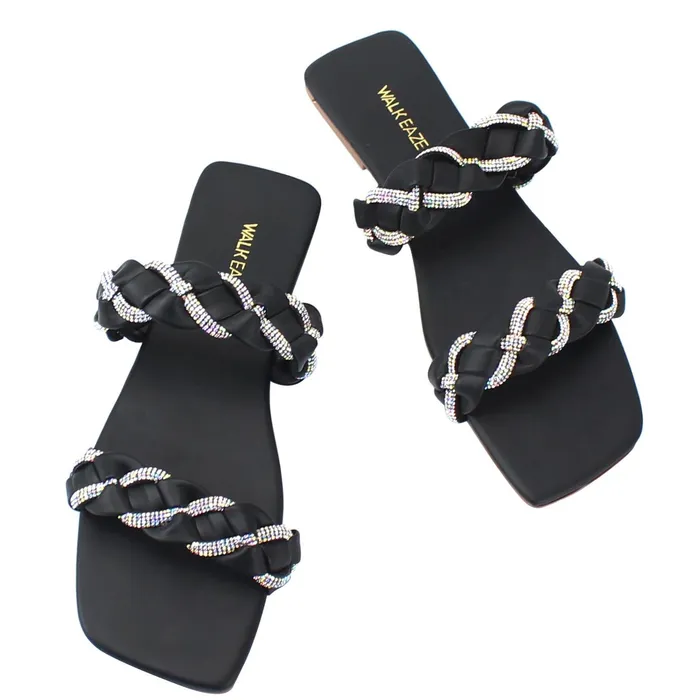 Walkeaze Earrings Women Slippers 39505S Walkeaze Earrings Women Slippers 39505S