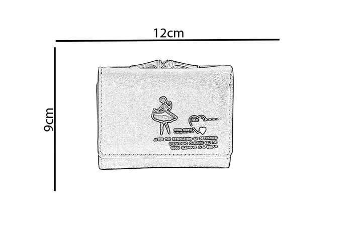 Walkeaze Earrings Women Stylish Wallet 3391W Walkeaze Earrings Women Stylish Wallet 3391W
