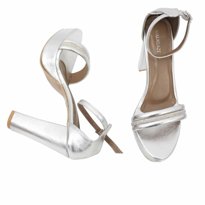 Walkeaze Women Formal Block Heel 62703S Necklaces