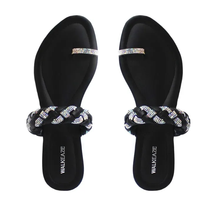 Walkeaze Women Slippers 39585S Earrings Walkeaze Women Slippers 39585S Earrings