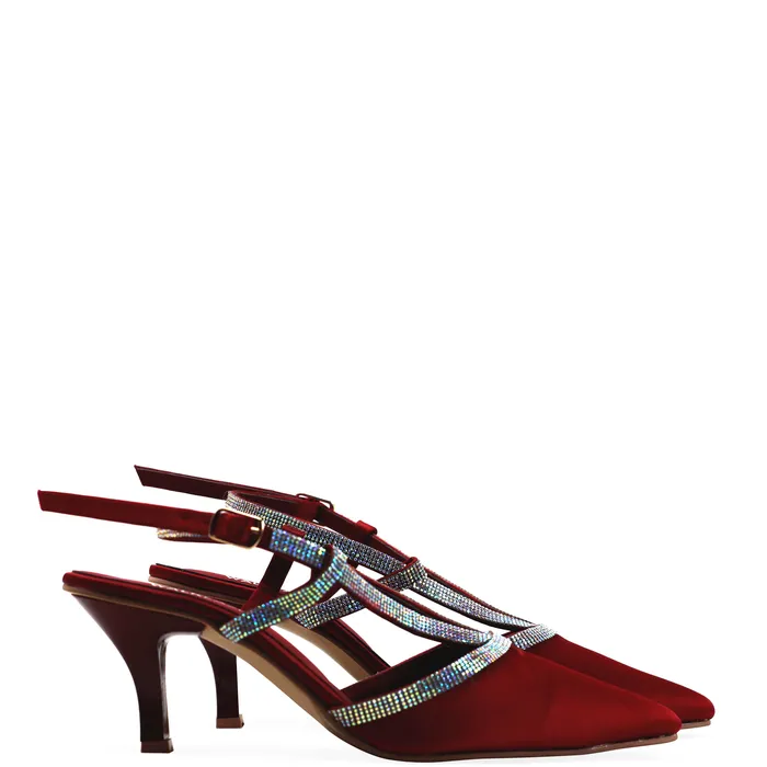 Women Formal Court Shoes 74650S Walkeaze Earrings