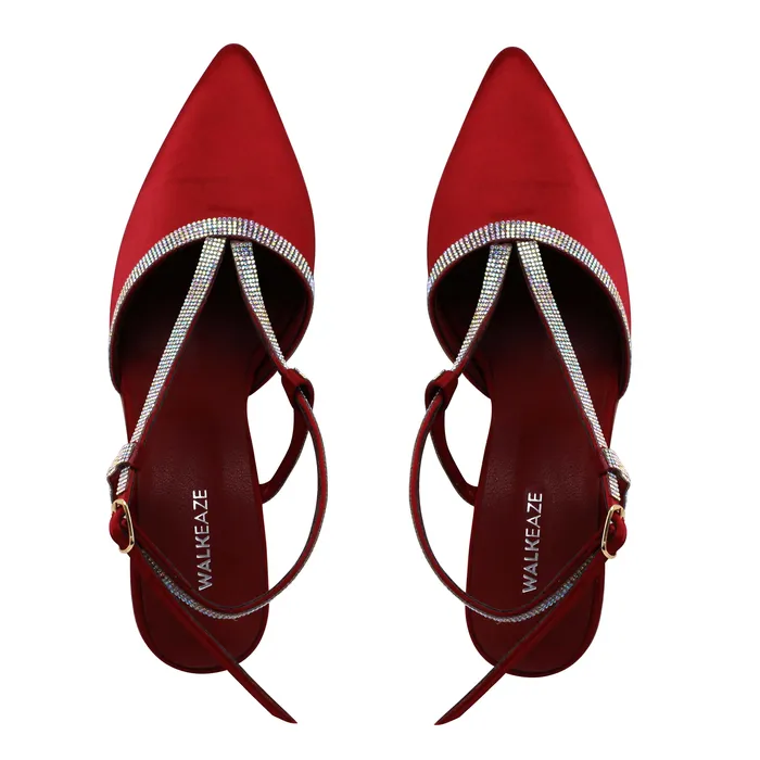 Women Formal Court Shoes 74650S Walkeaze Earrings