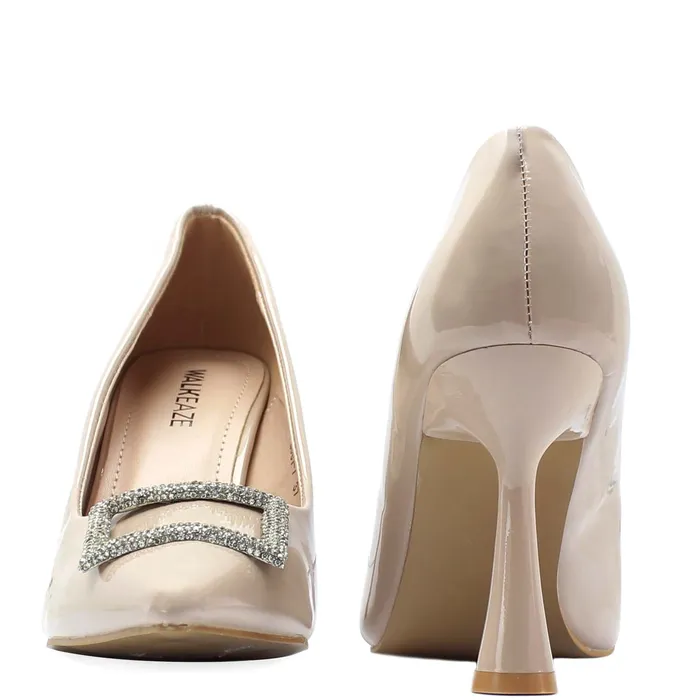 Women Formal Court Shoes 98202S Walkeaze Earrings