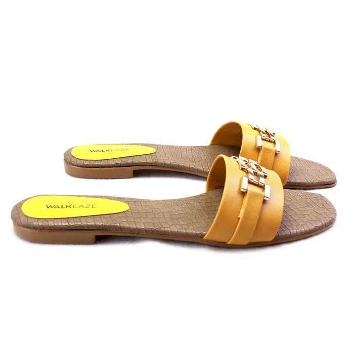 Women Slippers 37862S Walkeaze Earrings