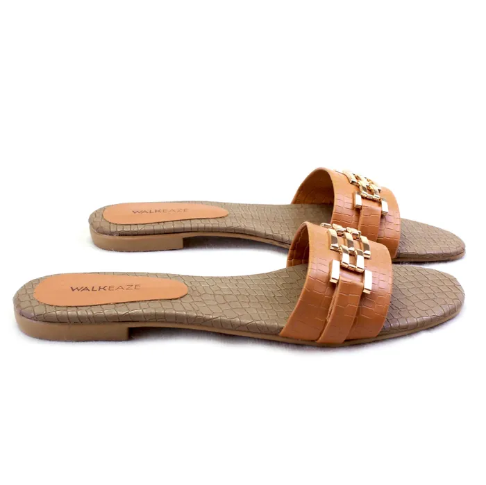 Women Slippers 37862S Walkeaze Earrings