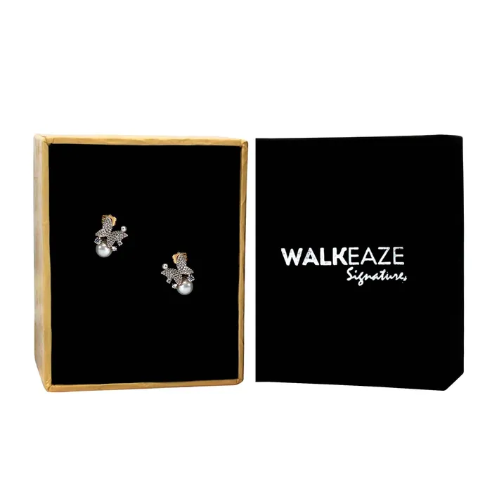 Women Tops Jewelry 001351J Walkeaze Earrings